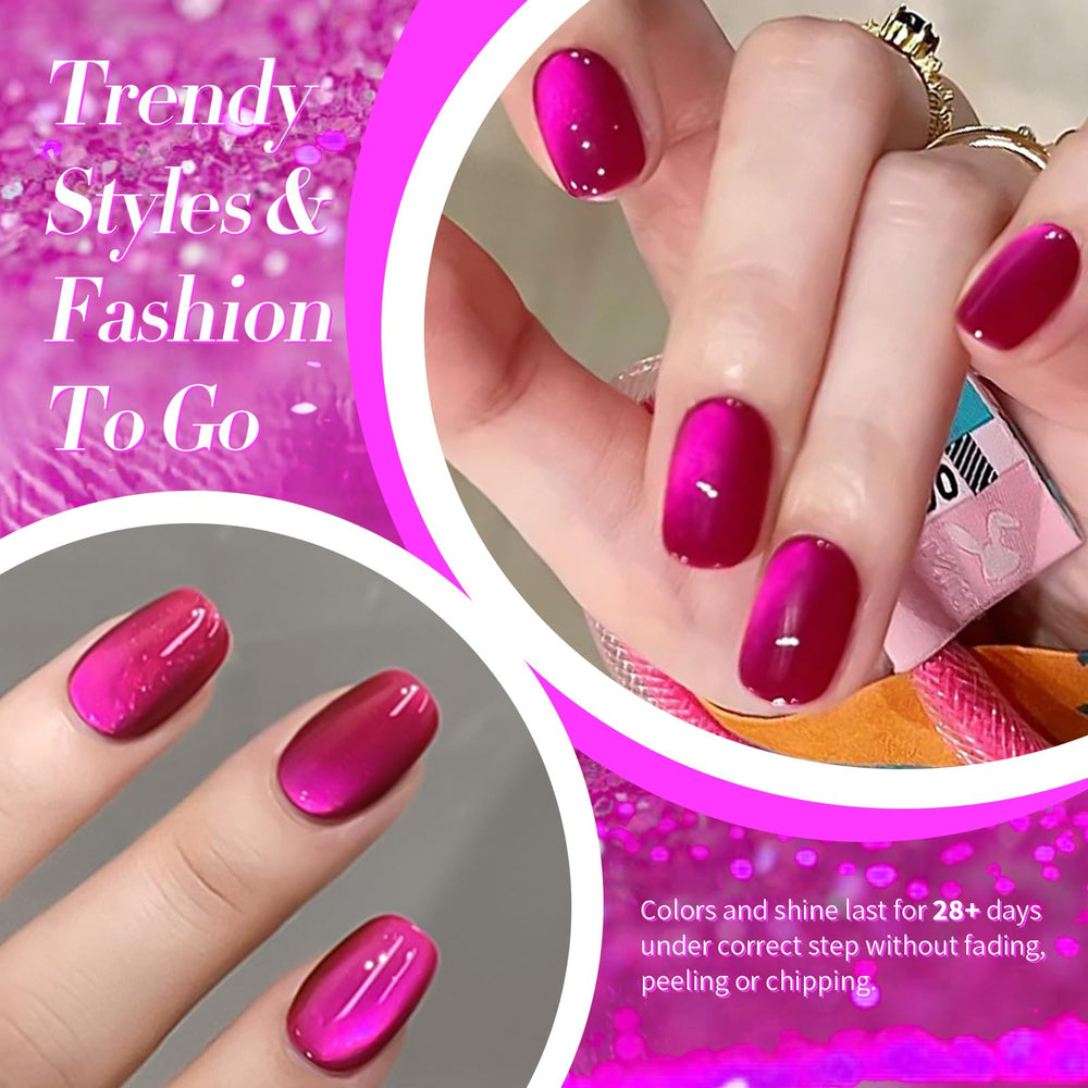 Born Pretty Cat Magnetic Eye Gel Nail Polish, se cura en lámpara UV/LED para uñas perfectas