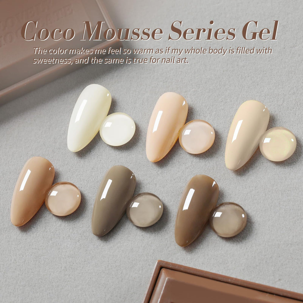 Born Pretty gel nude colección neutra, combina con outfits diarios