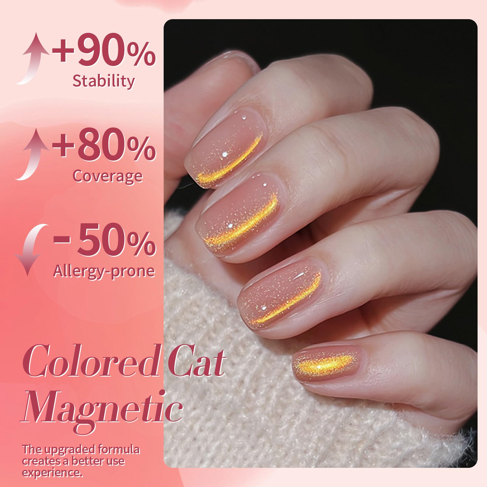 Born Pretty es esmalte gel magnético, ojo de gato rápido de aplicar.