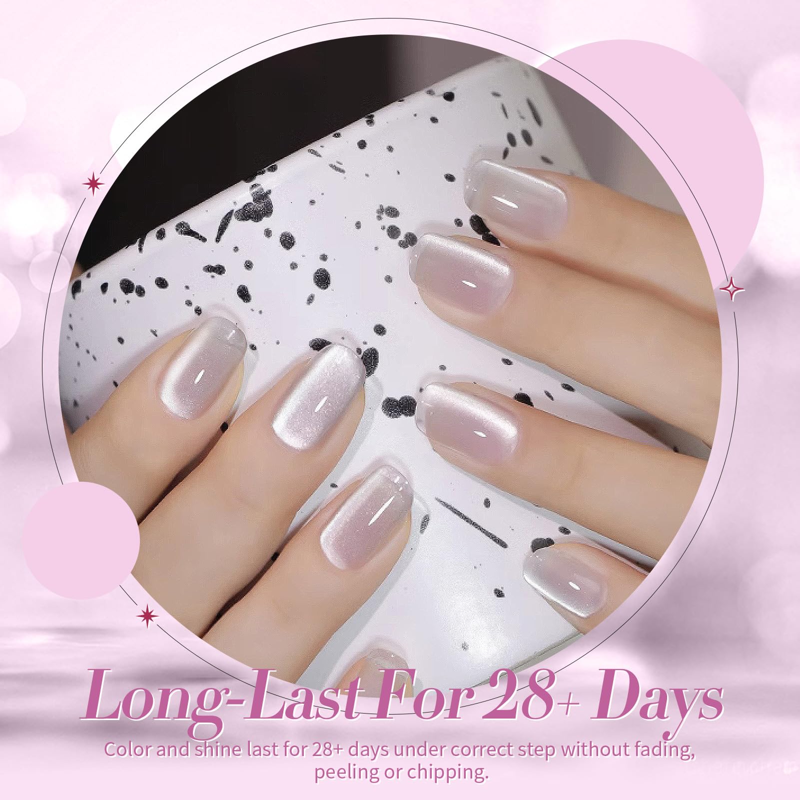 Born Pretty Moonlight White aplicacion facil para uñas limpias