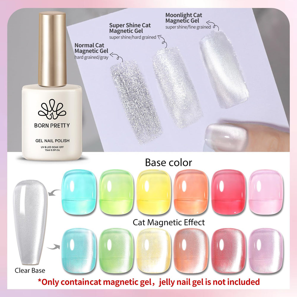 Born Pretty acabado holografico brillante para uñas llamativas
