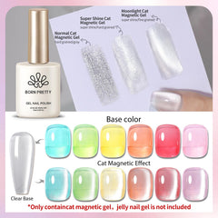 Born Pretty acabado holografico brillante para uñas llamativas