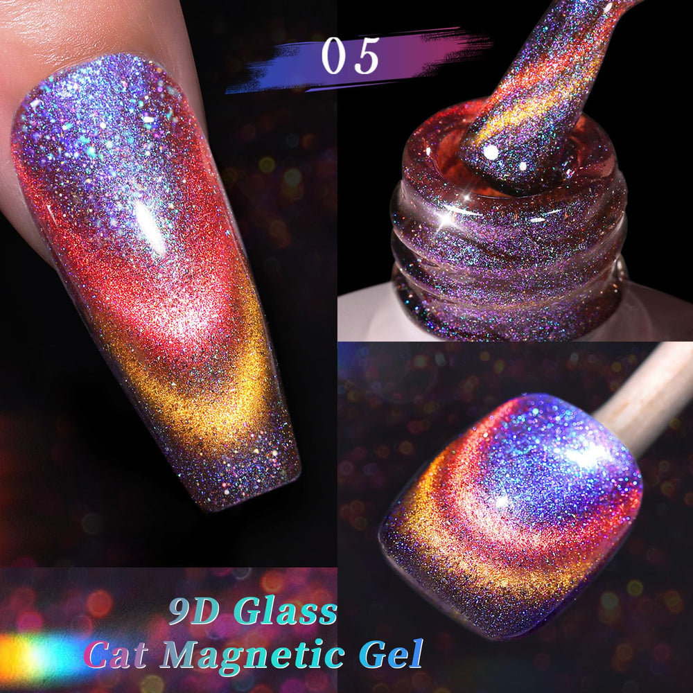 Born Pretty esmalte gel magnético gato, acabado brillante y duradero