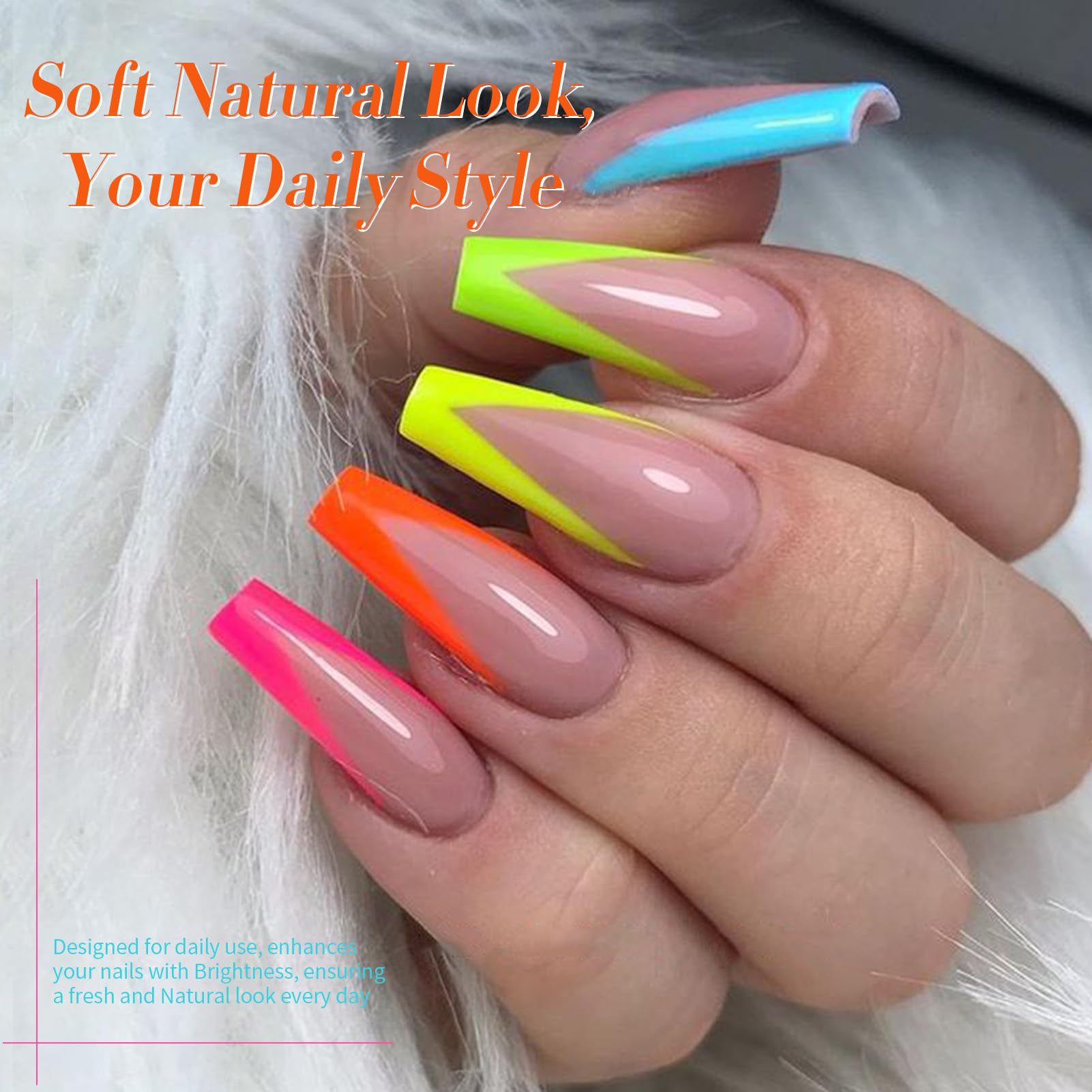 Gel neon rosado para uñas con pigmentación intensa