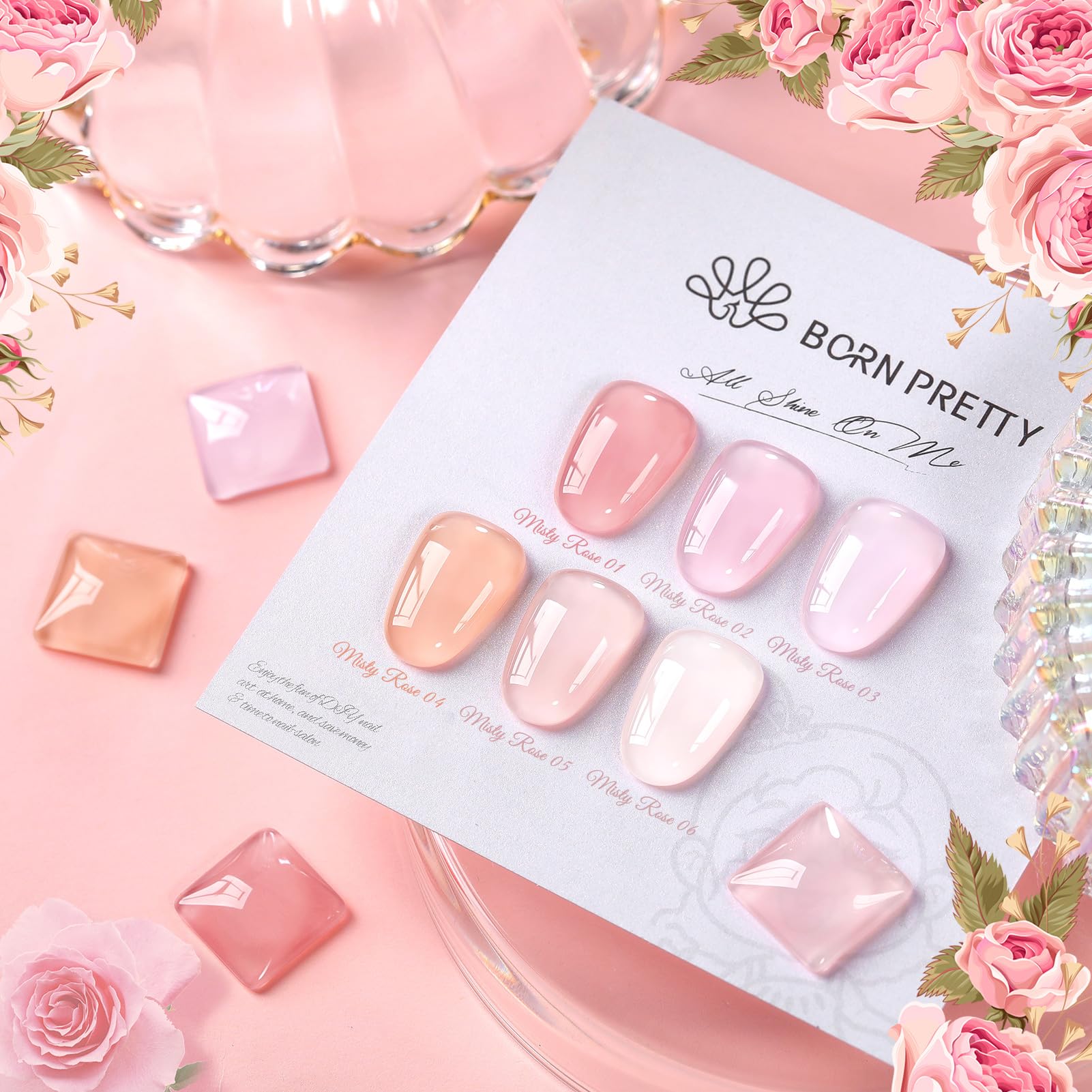  Born Pretty gel translúcido para uñas, aplicación fácil
