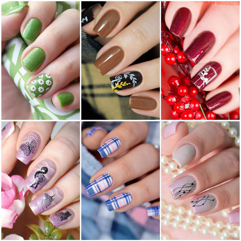 Born Pretty flower lace nail plate for elegant nail art designs.