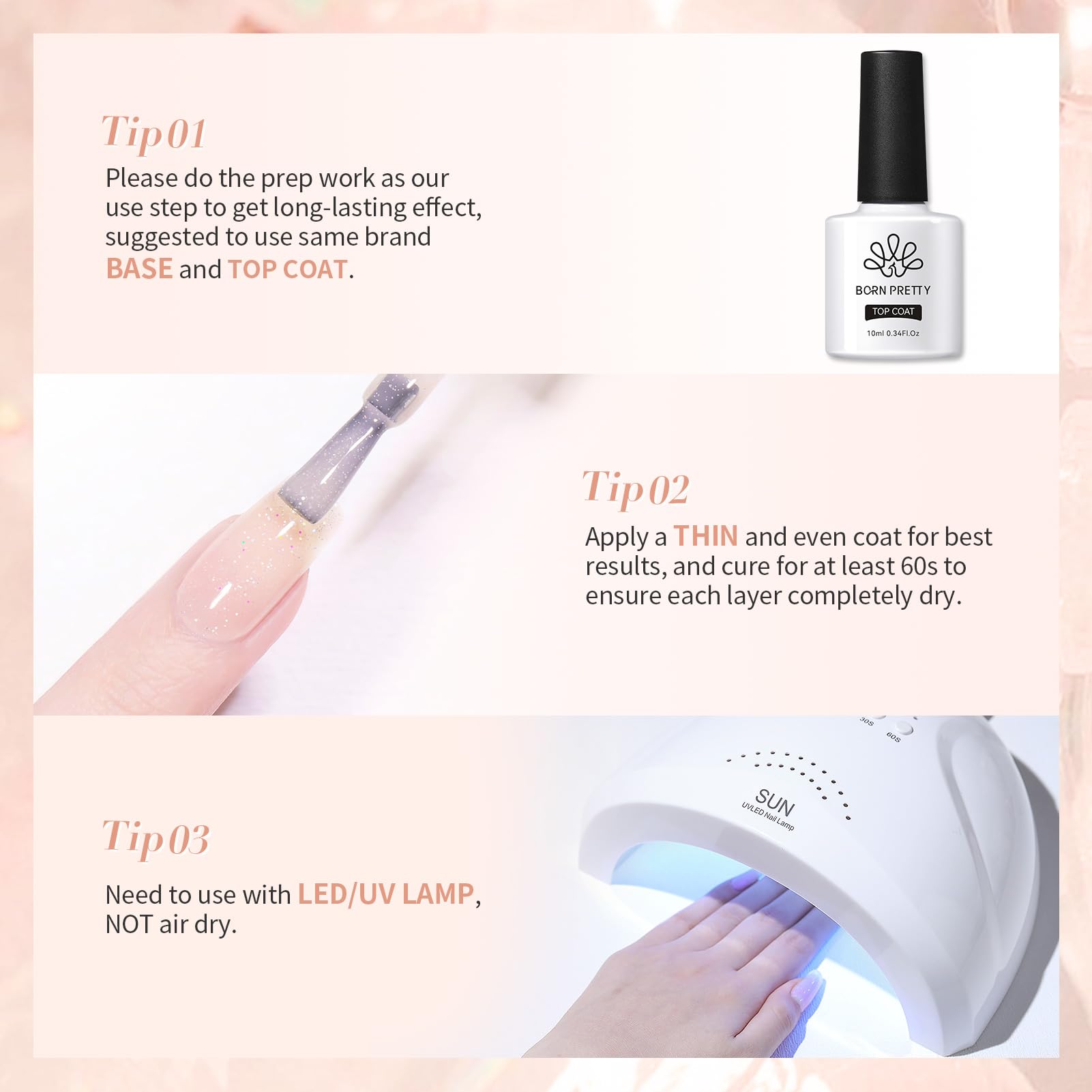 Born Pretty Jelly Gel Polish at-home manicure setup with tools