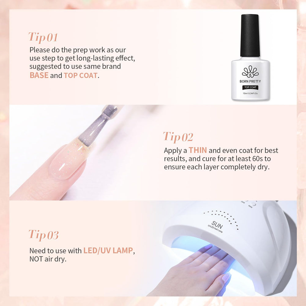 Born Pretty Jelly Gel Polish at-home manicure setup with tools