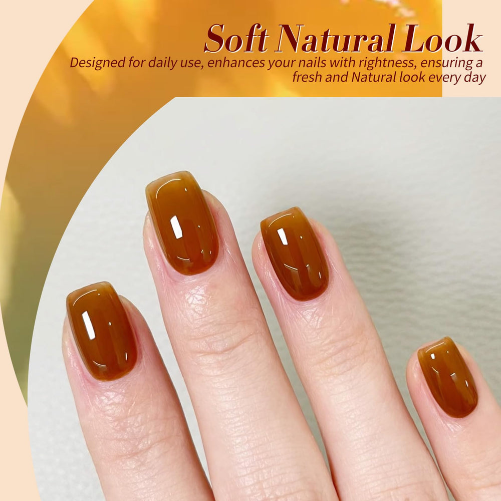 Born Pretty Jelly Gel Nail Polish, base y top coat para mayor durabilidad.