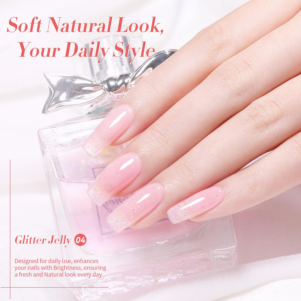 Born Pretty jelly gel nail polish soak-off gel enables easy removal.