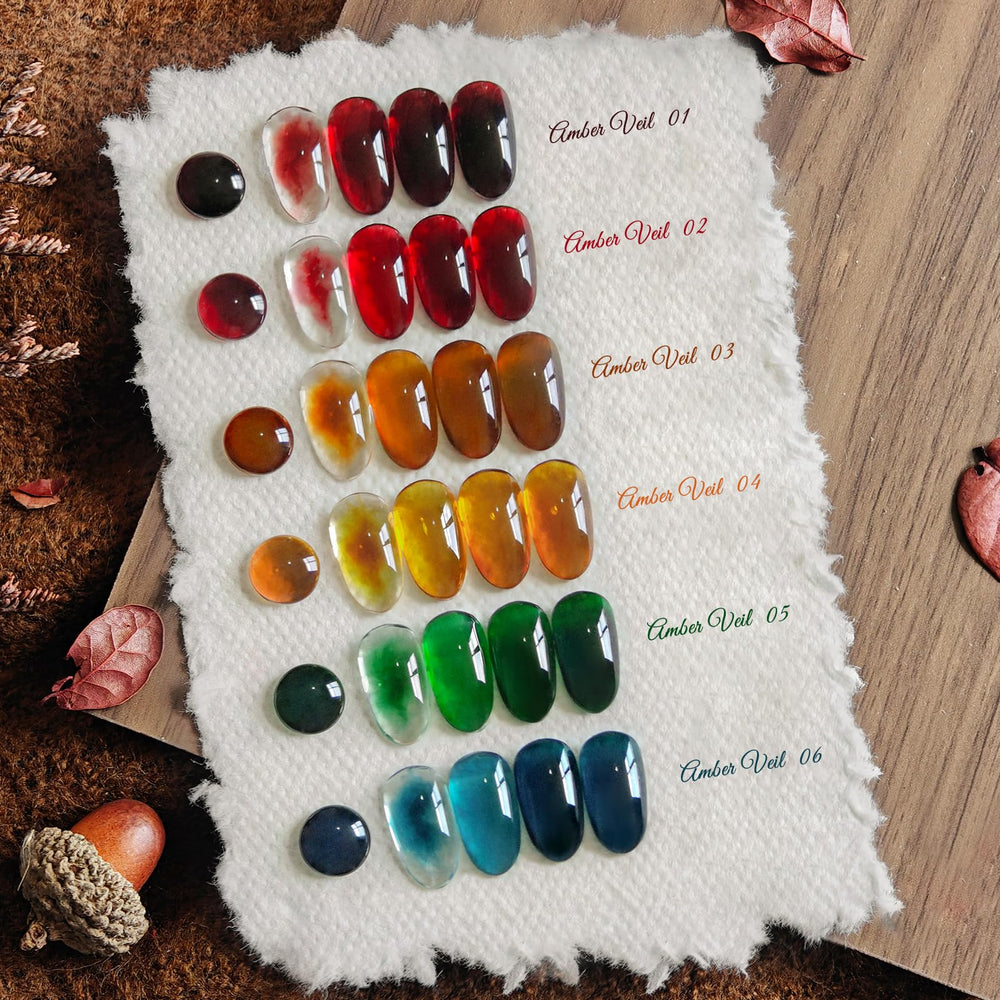 Born Pretty Jelly Gel Nail Polish, pincel en acción para aplicación suave y uniforme.