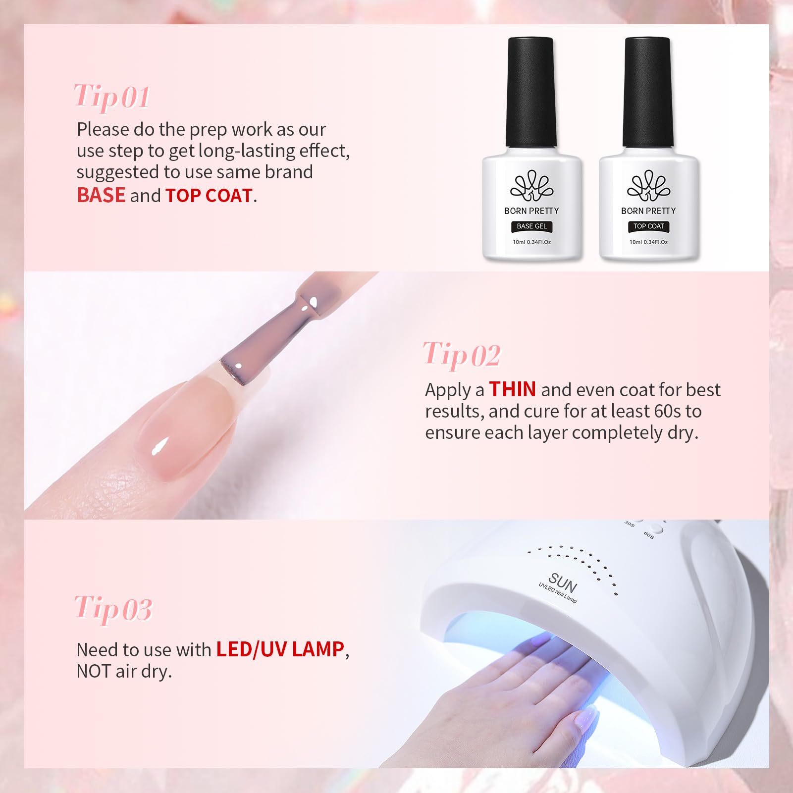 Born Pretty Jelly Nude shade inspires at-home DIY nail art.