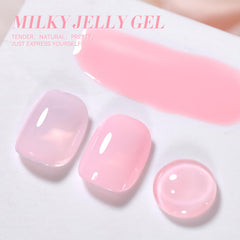 Born Pretty jelly pink nail polish layering demonstrates depth and color control