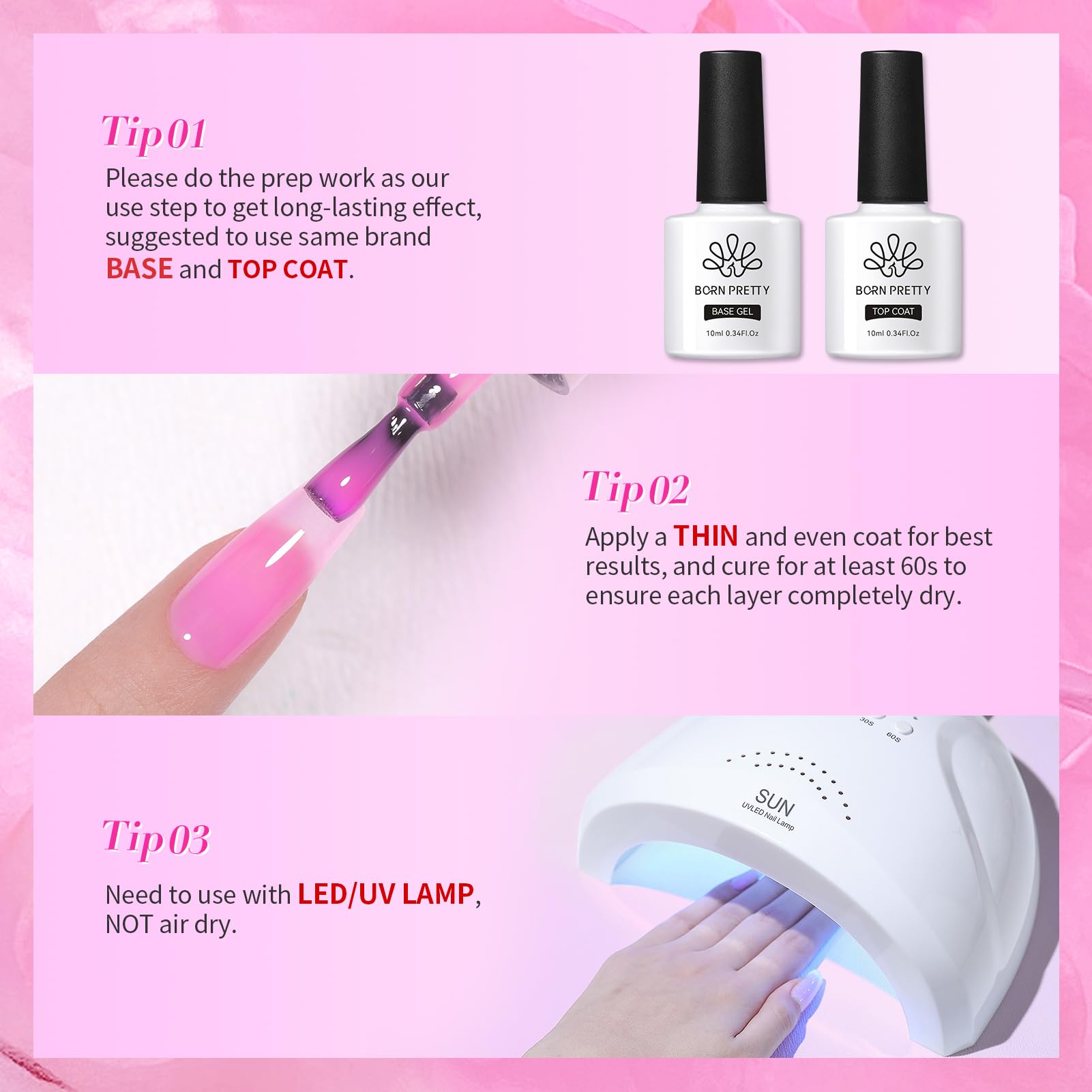 Born Pretty Jelly Rosa Leche: regalo perfecto para amantes del cuidado de uñas.