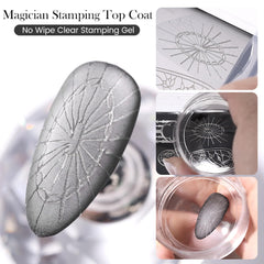 Born Pretty Magician Top Gel ofrece pigmentación alta para cobertura uniforme.