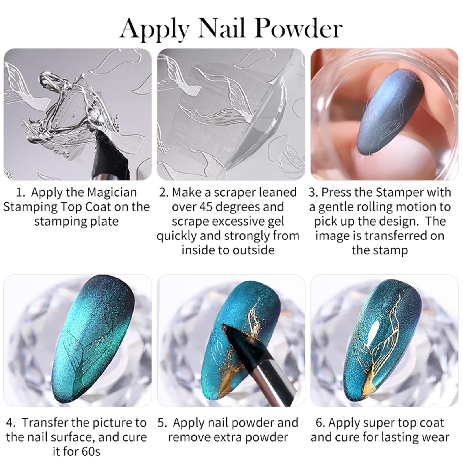 Born Pretty Magician Top Gel protege uñas con acabado liso y durabilidad visible.
