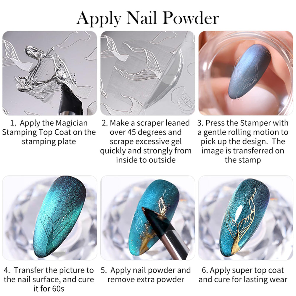 Born Pretty Magician Top Gel protege uñas con acabado liso y durabilidad visible.