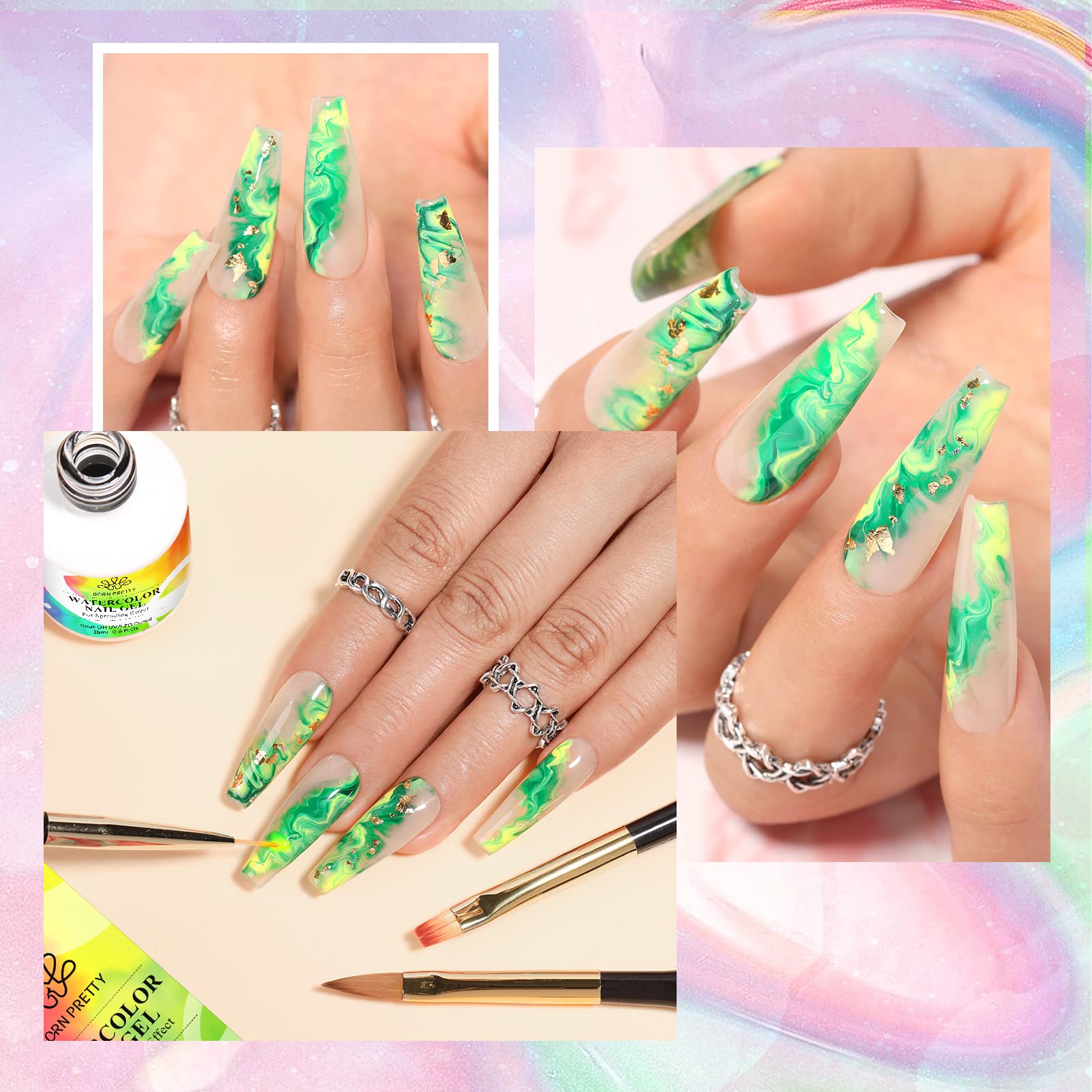 Long-lasting manicure with Born Pretty Blooming Gel beyond three weeks