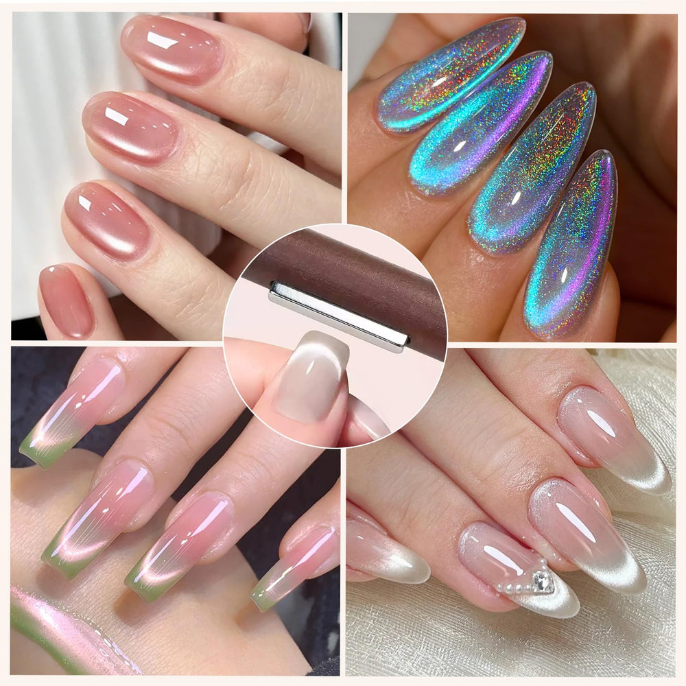 Born Pretty imán de uñas floral, crea diseños suaves y elegantes.