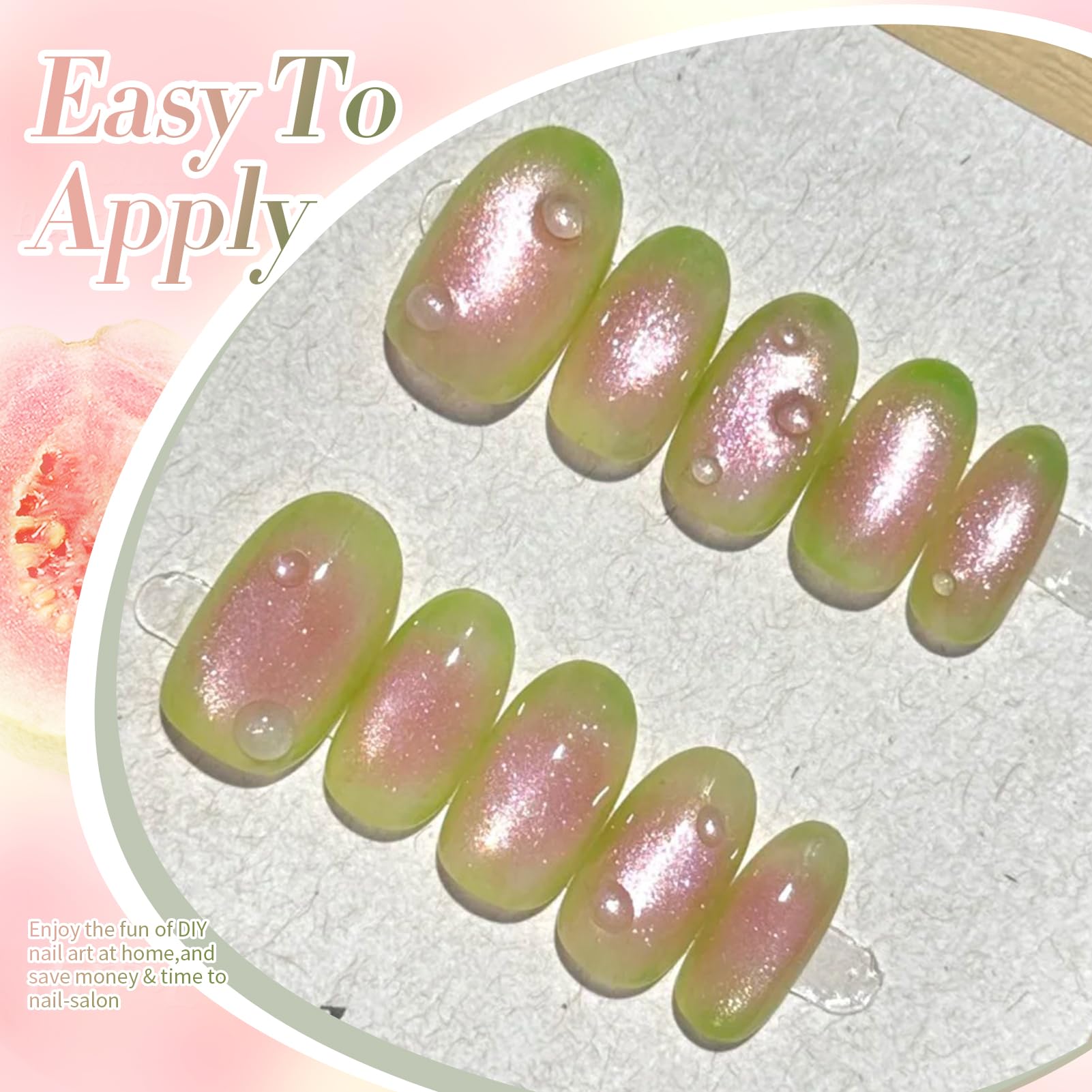 Born Pretty close-up captures shimmering, high-gloss nail finish
