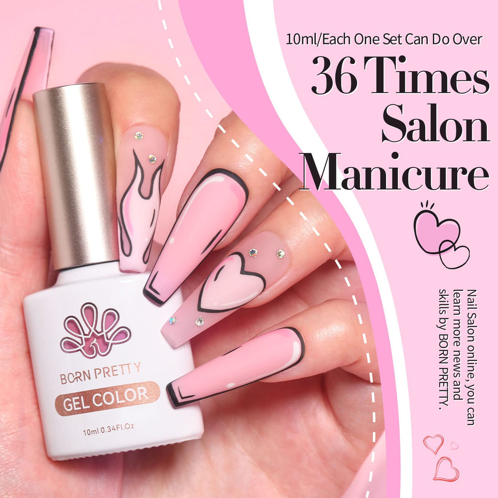 Ingredientes saludables de Born Pretty, olor suave y sin químicos agresivos.