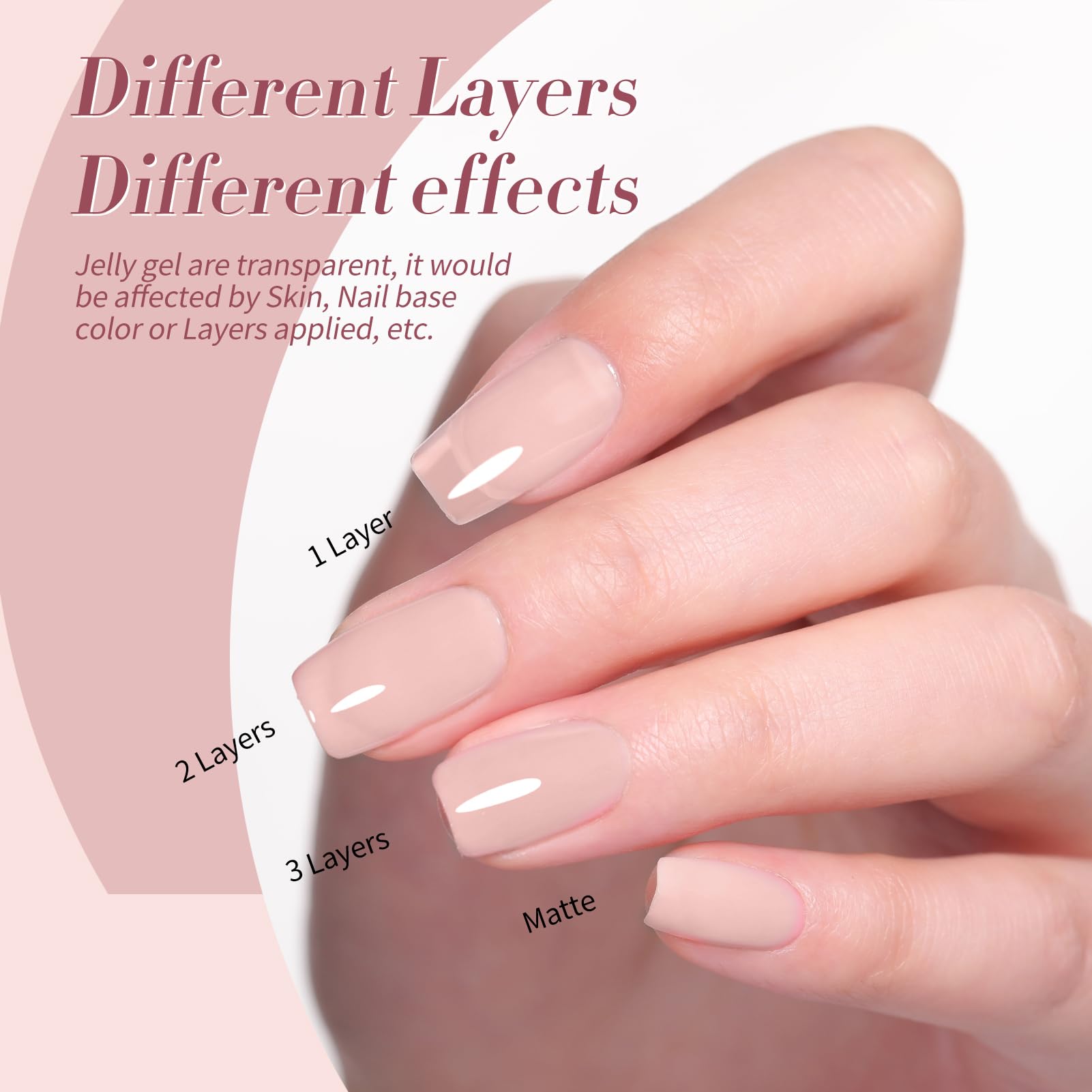 Born Pretty gel de olor suave para uñas saludables y uso cómodo