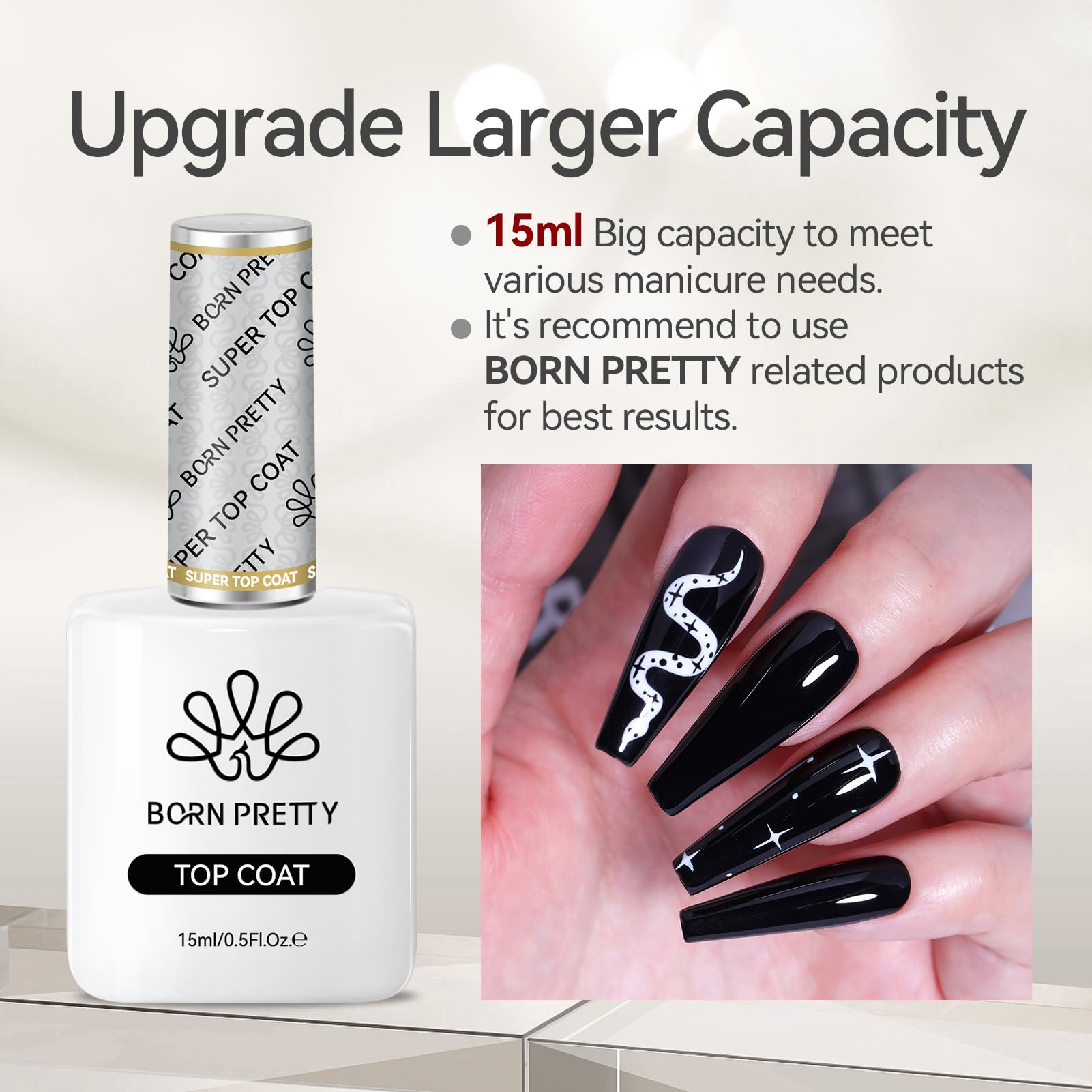 Born Pretty set completo para arte de uñas y manicuras duraderas.