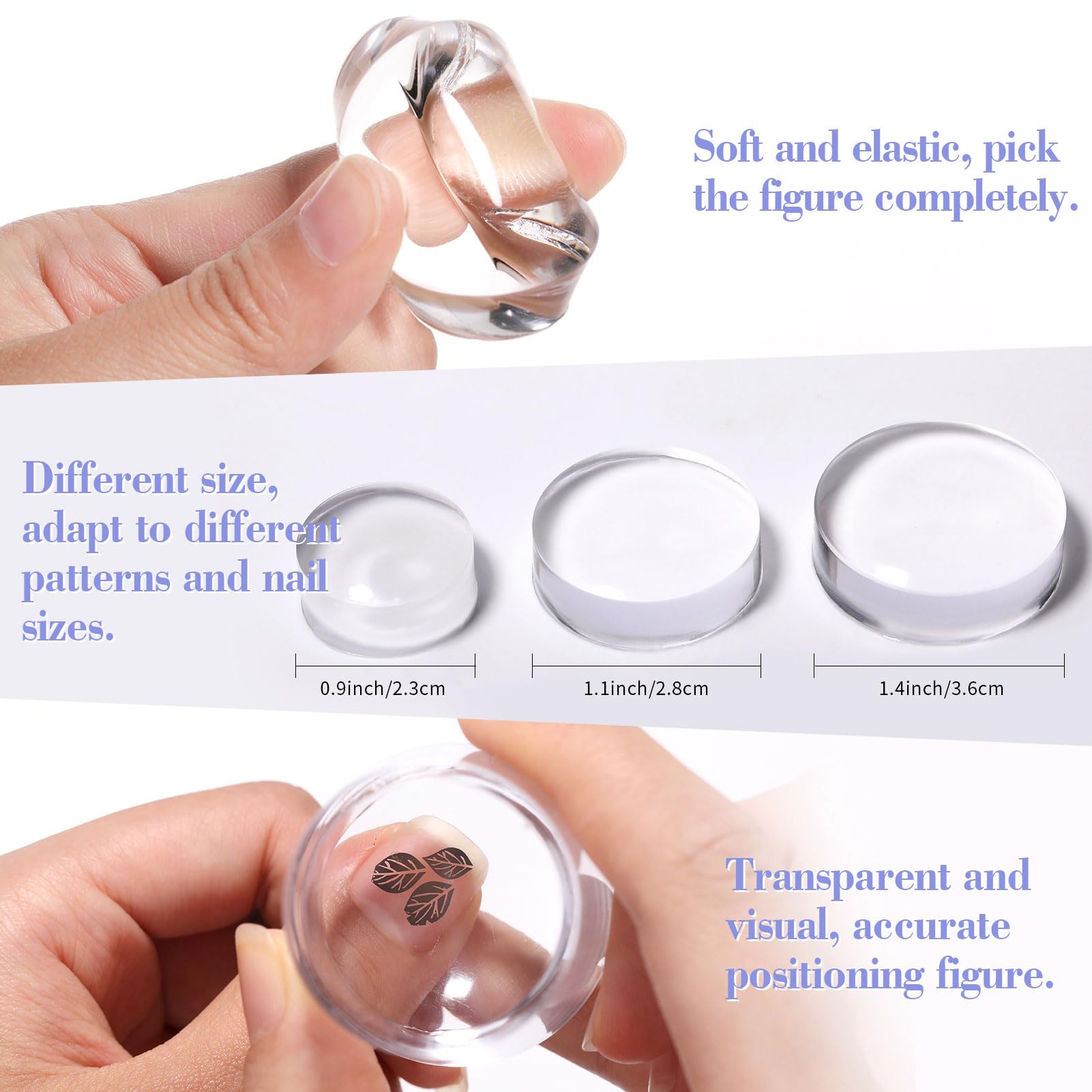 Born Pretty stamping kit ensures edge-to-edge coverage on curved nails.