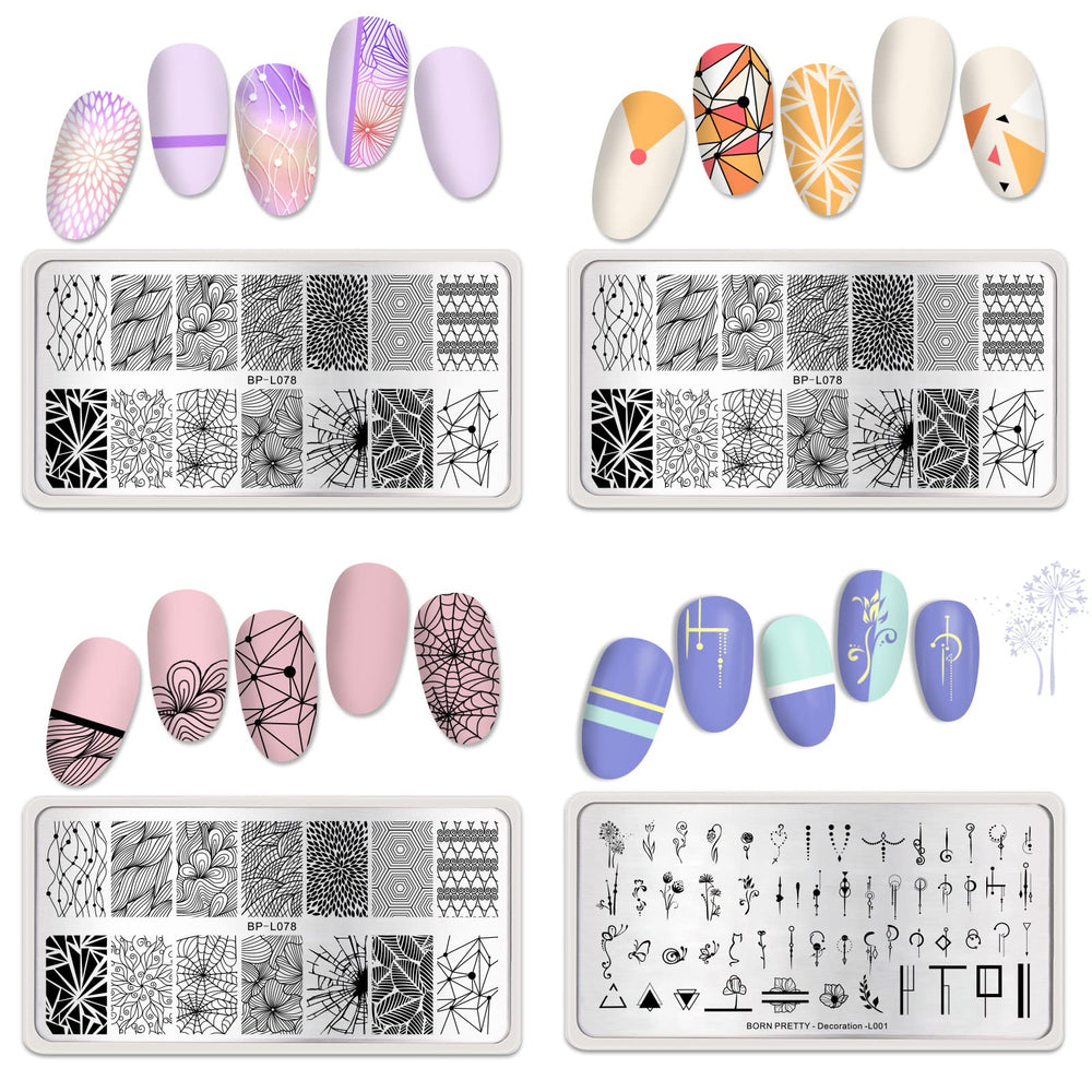 Born Pretty Valentine pattern plate for romantic nail art.