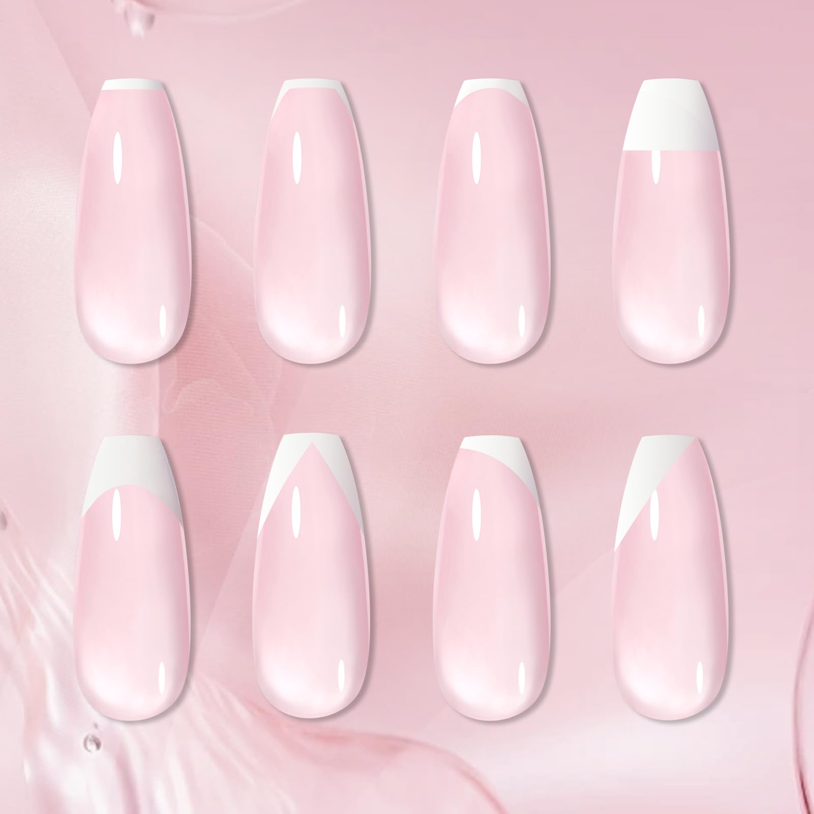 Born Pretty white gel nail polish for crisp French tips