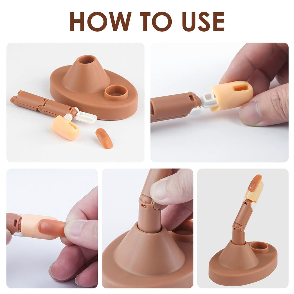 BORNBYME base stand and fingers set keeps fingers secure during sessions.