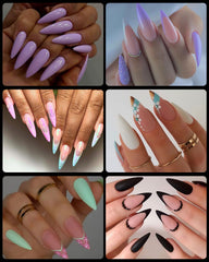 BORNBYME no-crease gel tips ideal for smooth color application
