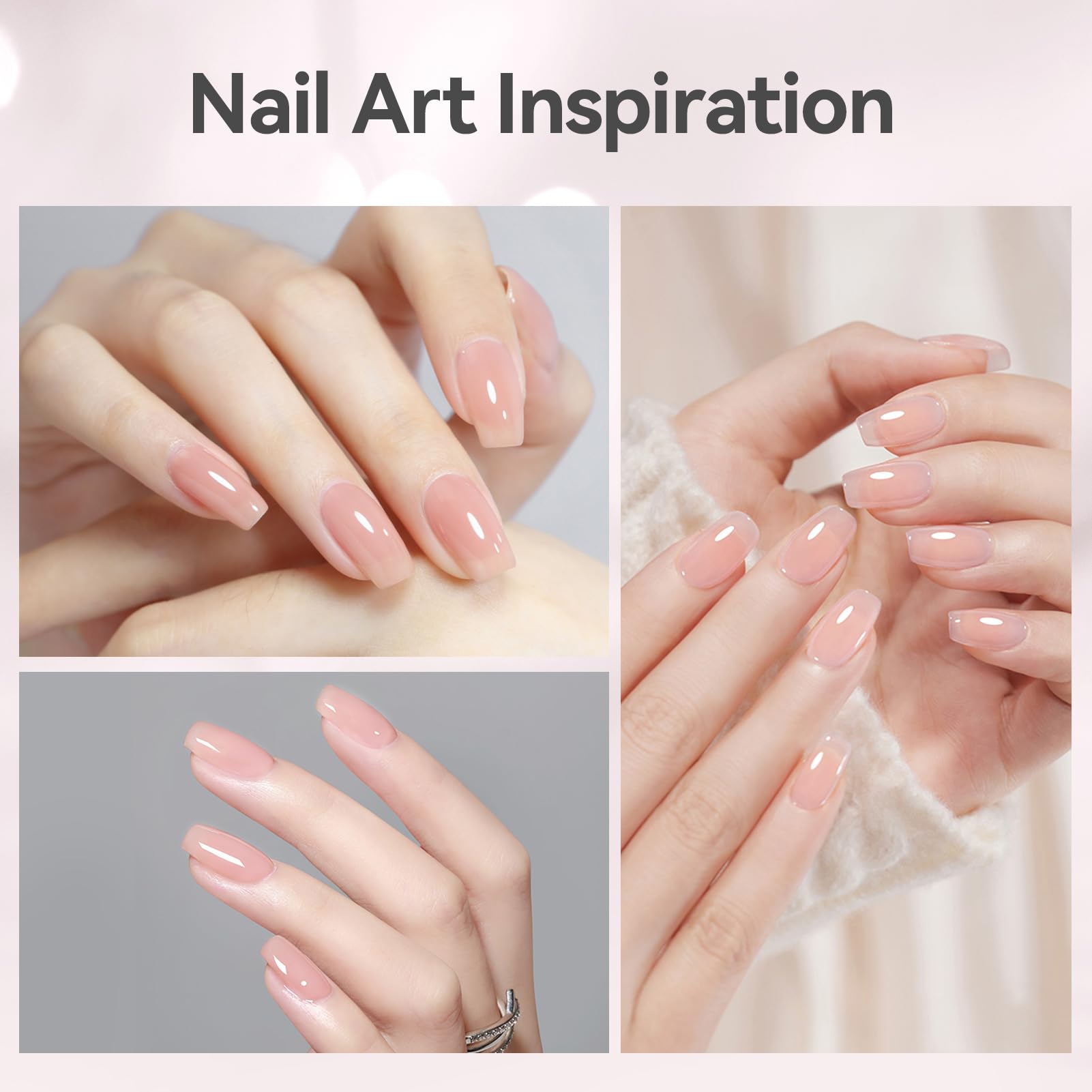 Born Pretty base gel provides a smooth foundation for long-lasting color.