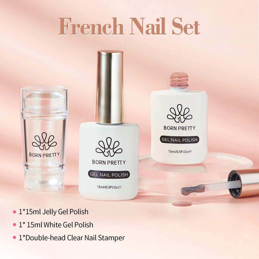Born Pretty DIY French manicure at home for salon-like results.