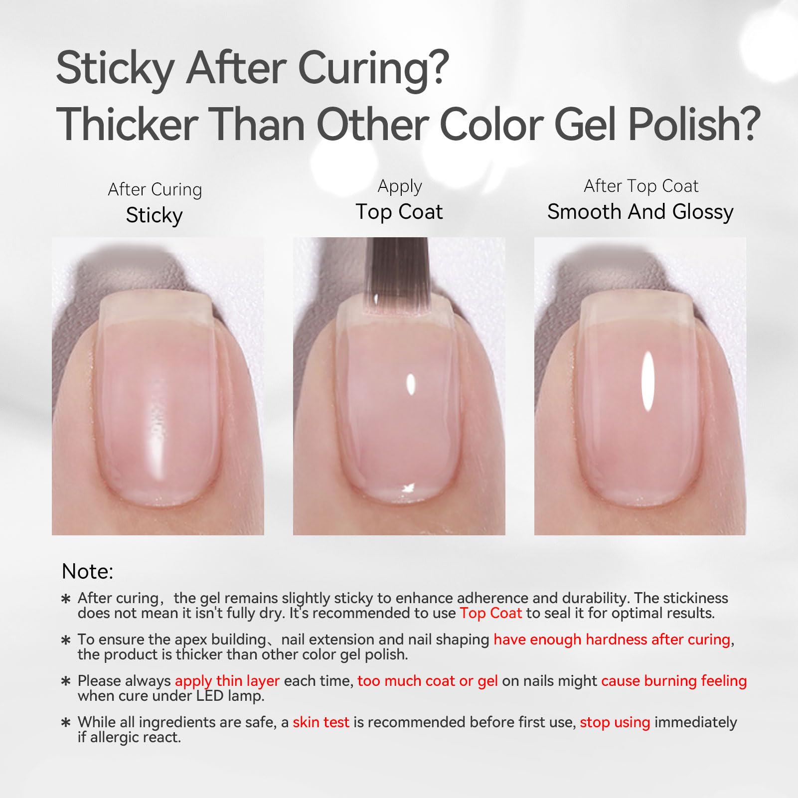 Born Pretty infill-gaps gel refreshes existing nails with seamless repairs.