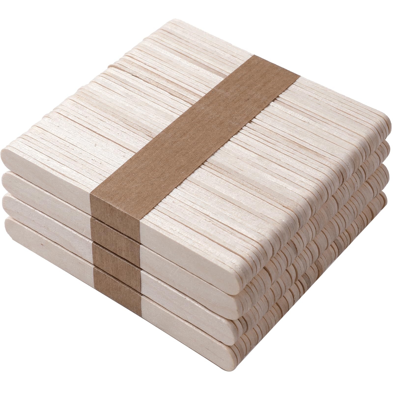 Borogo birch wood sticks close-up, splinter-free comfort for sensitive skin