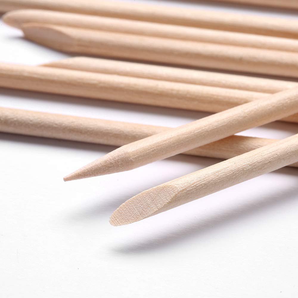 Borogo orange wood sticks ideal for at-home manicure and pedicure routines