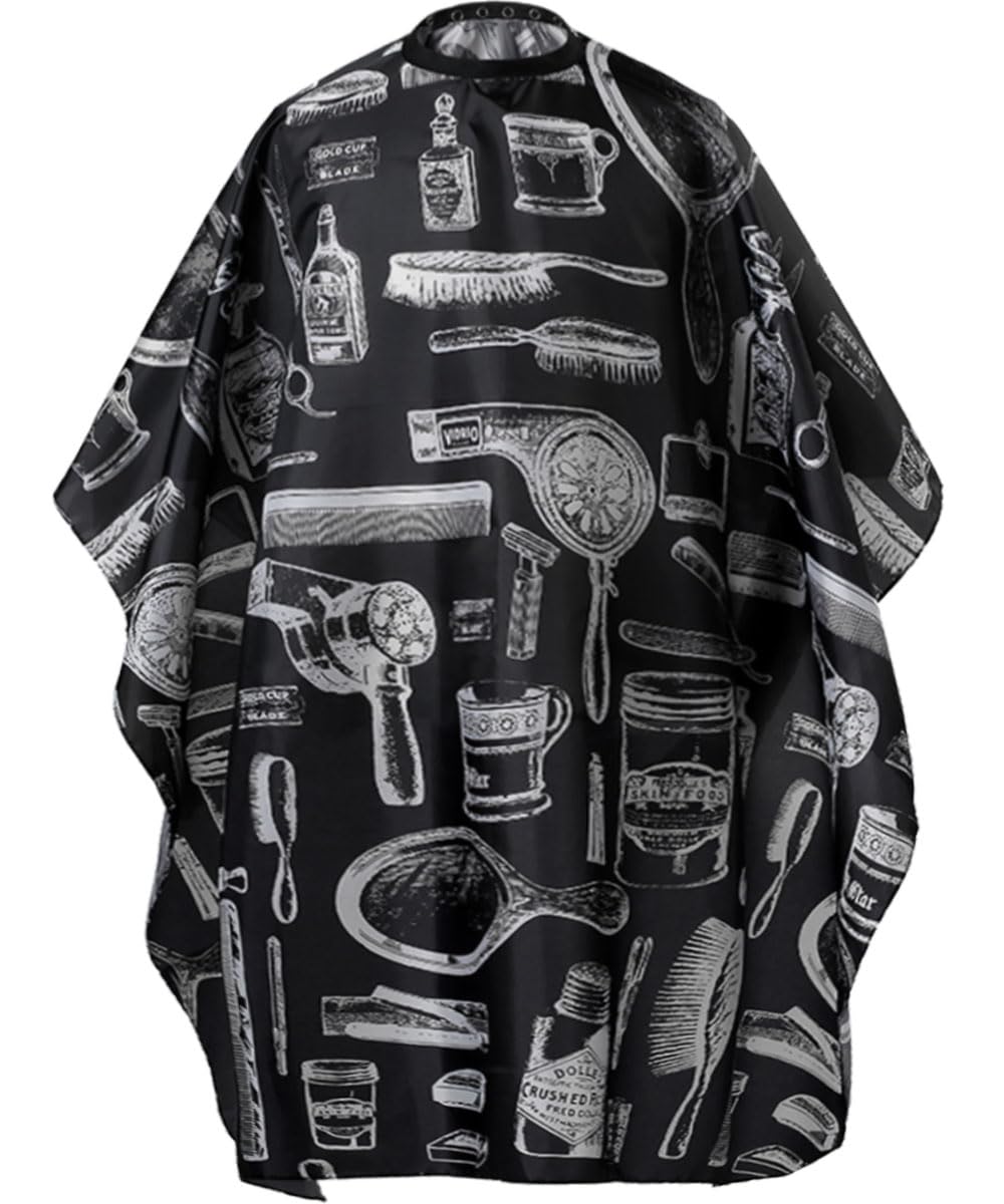 Borogo professional waterproof cape close-up shows durable nylon for salon wear