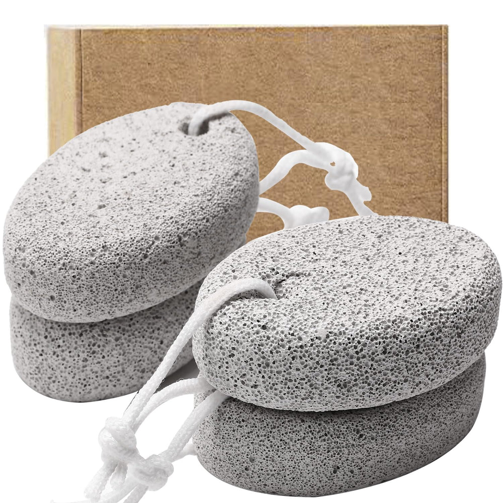 Borogo pumice stone foot close-up highlighting natural exfoliation texture