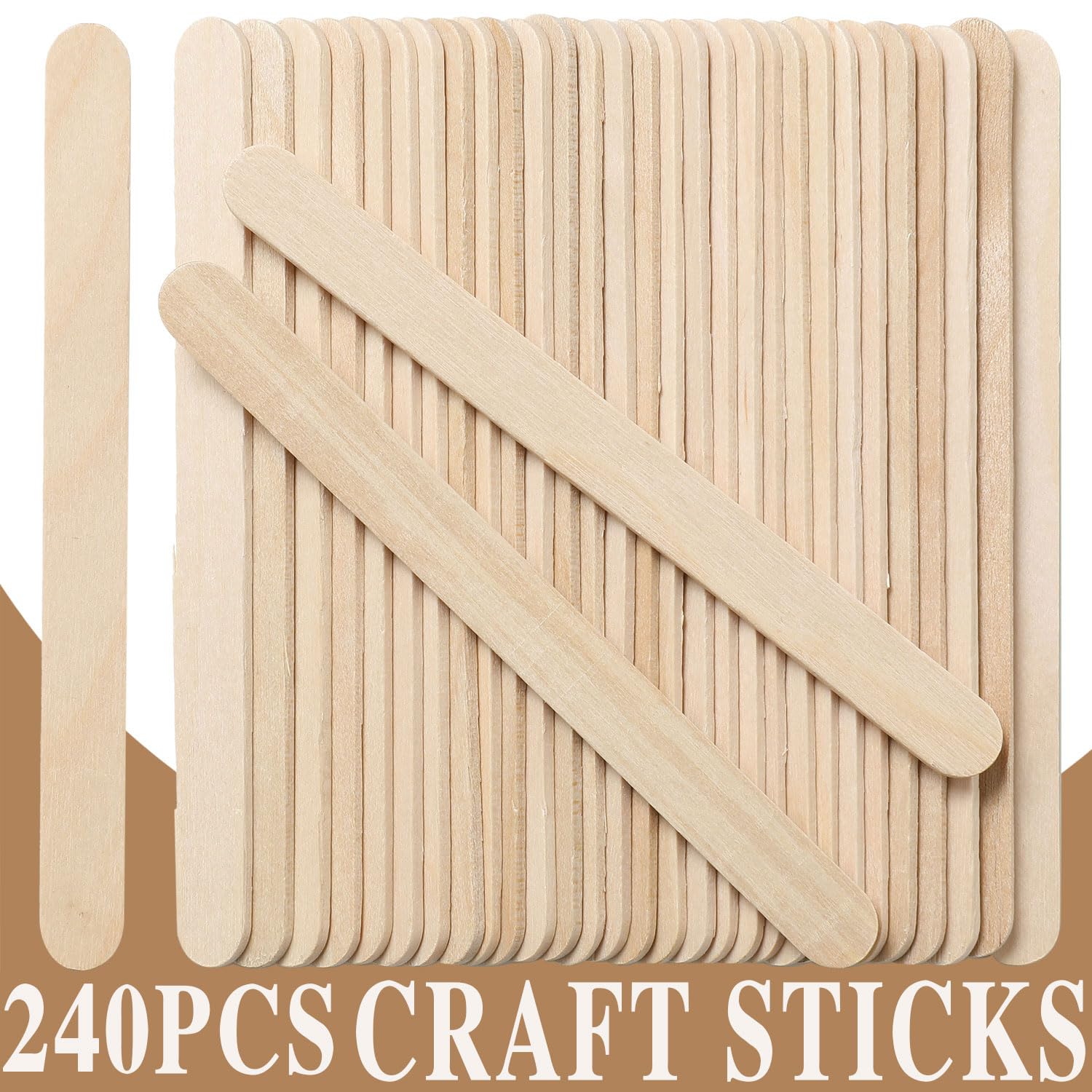 Borogo wooden dowels and stir sticks, multipurpose crafting aids