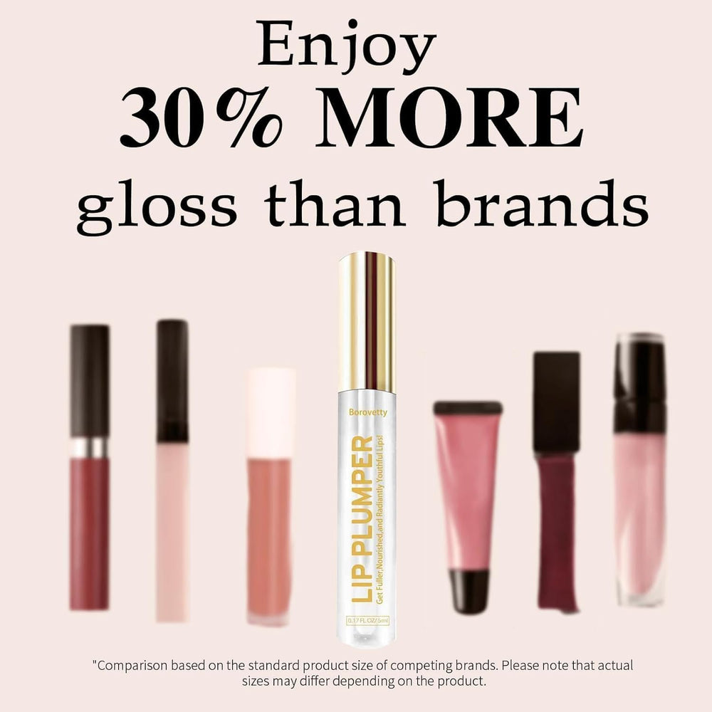 Borovetty Lip Plumper Gloss actúa como capa superior para añadir dimensión