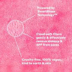 MakeUp Eraser Pro fibra suave que limpia profundamente cada poro.