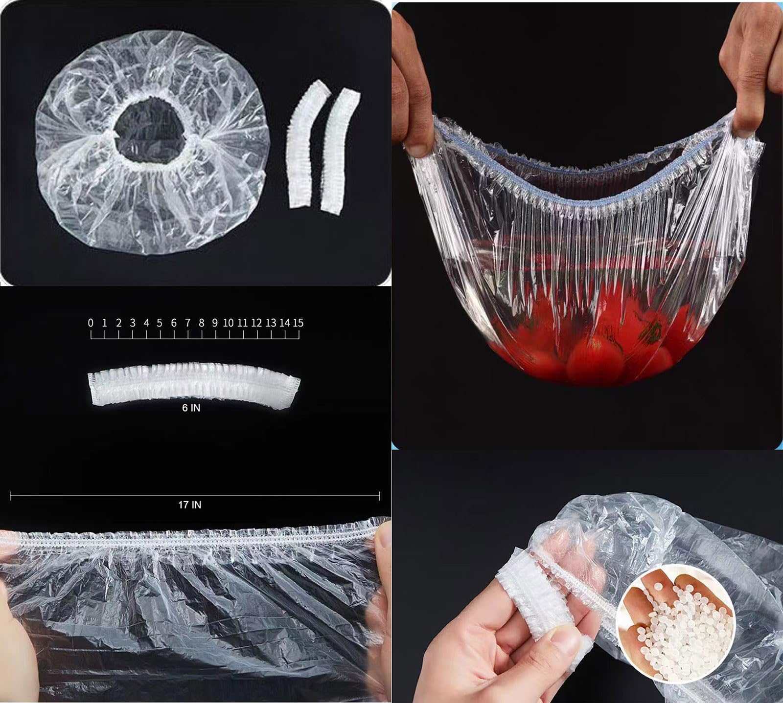 Gorra desechable Borsicge ideal para cocina y limpieza, protege el cabello durante tareas