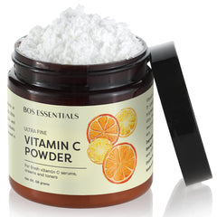 Bos Essentials Vitamina C: polvo ultra fino para sueros frescos que se disuelven rápido