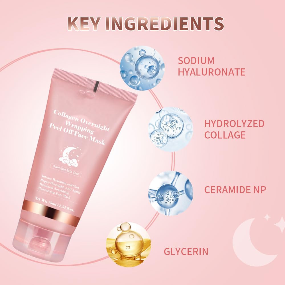 Bosdoer Mascarilla Peel-off: retirada rápida y cómoda por la mañana.