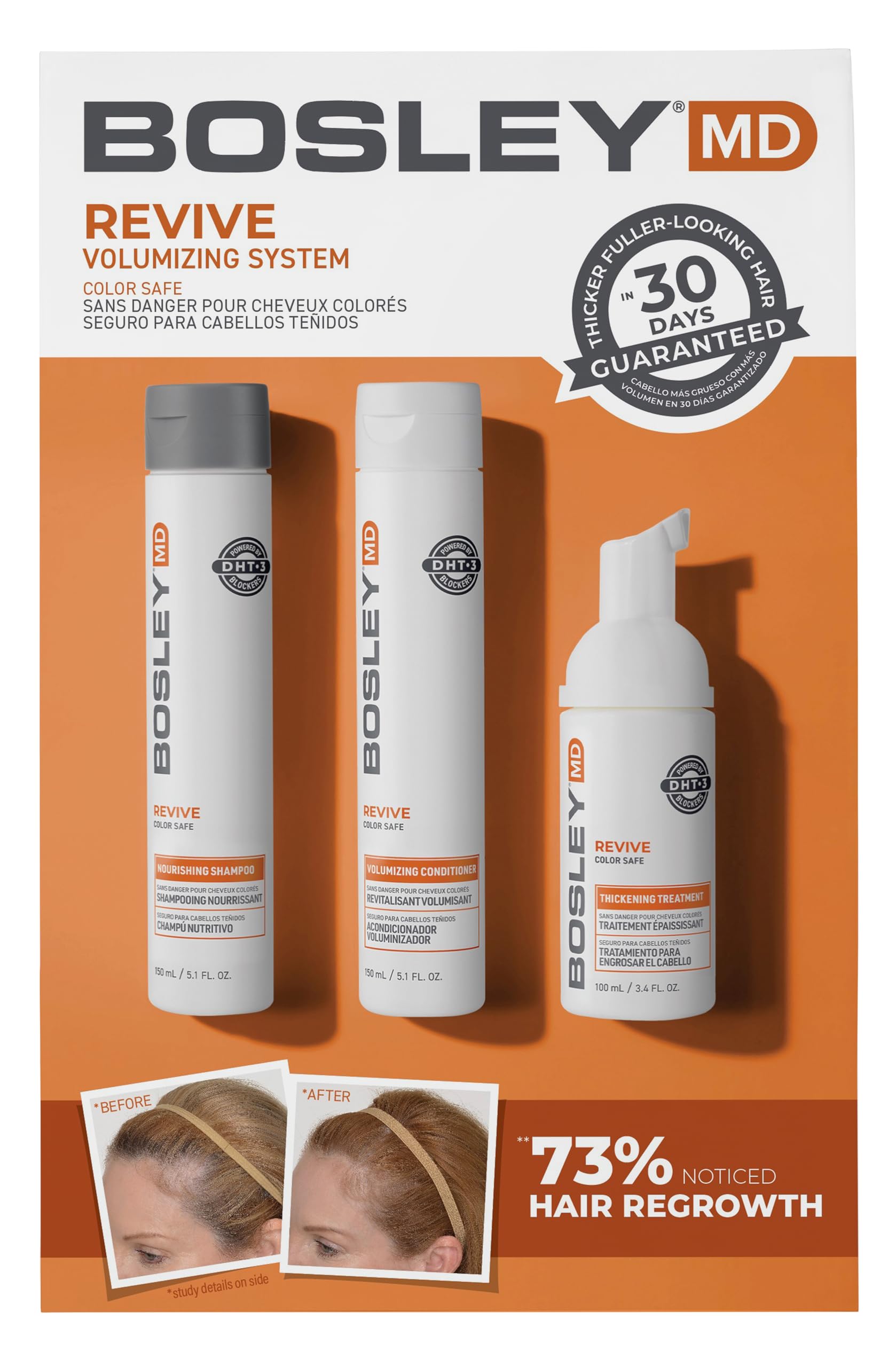 BosleyMD BosRevive shampoo bottle for gentle color-treated cleansing