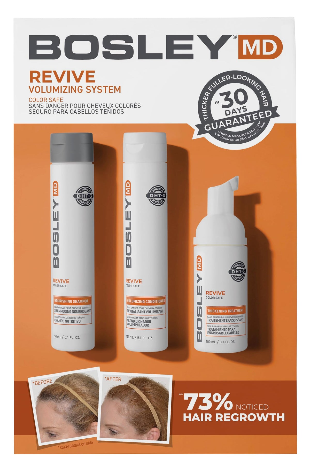 BosleyMD BosRevive shampoo bottle for gentle color-treated cleansing