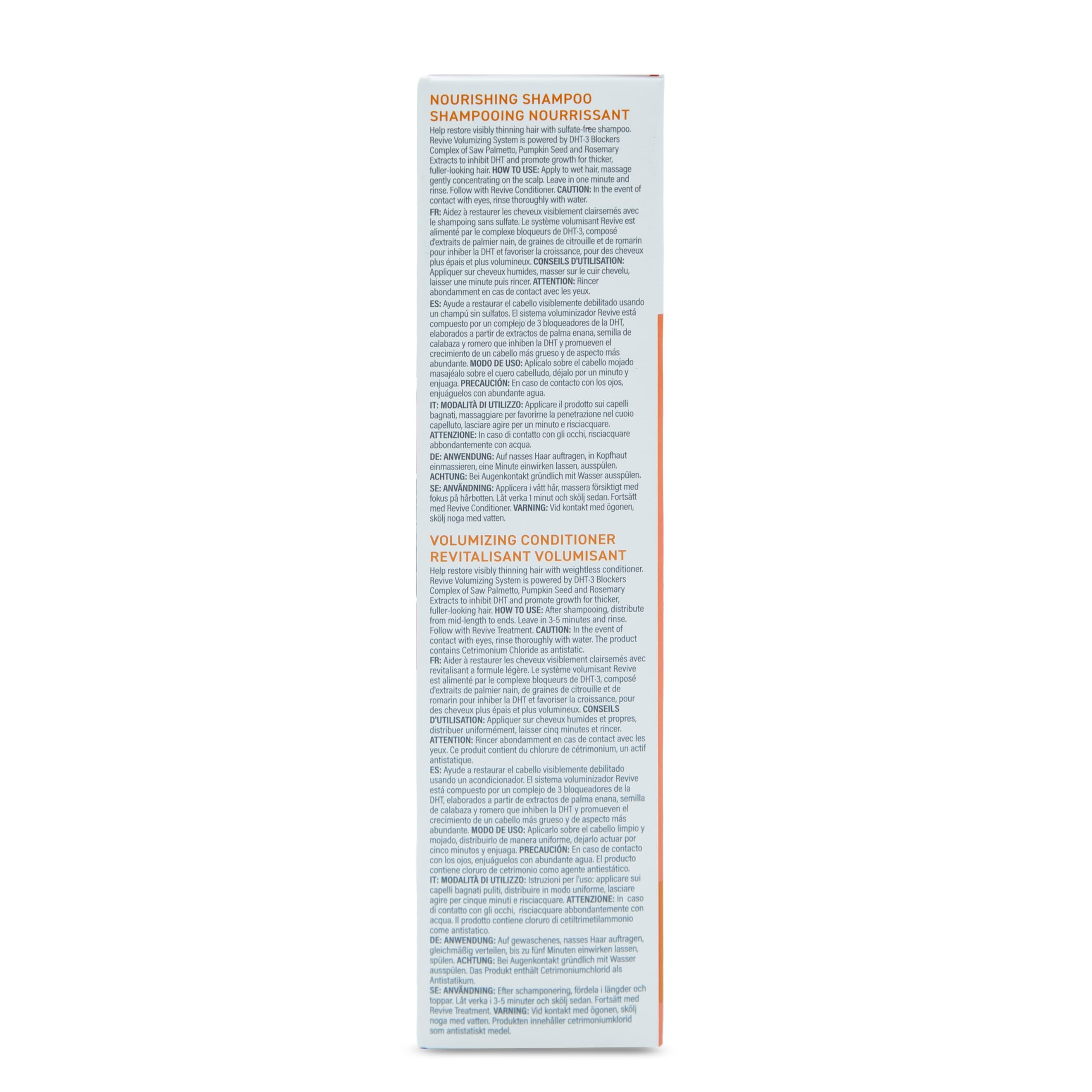 BosleyMD BosRevive labels emphasize sulfate-free and paraben-free formula