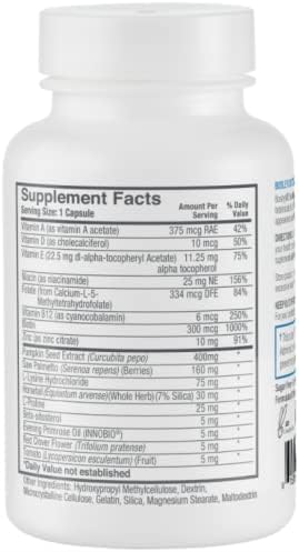 Daily-use routine setup with BosleyMD bottle suggesting easy incorporation into daily regimens.