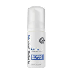 BosleyMD Thickening Treatment bottle with foam for instant root volume.